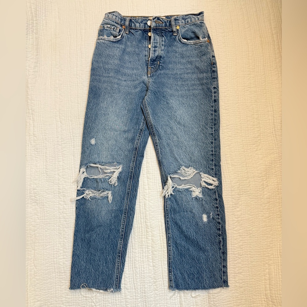 We The Free Tapered Baggy Boyfriend Jeans size 26